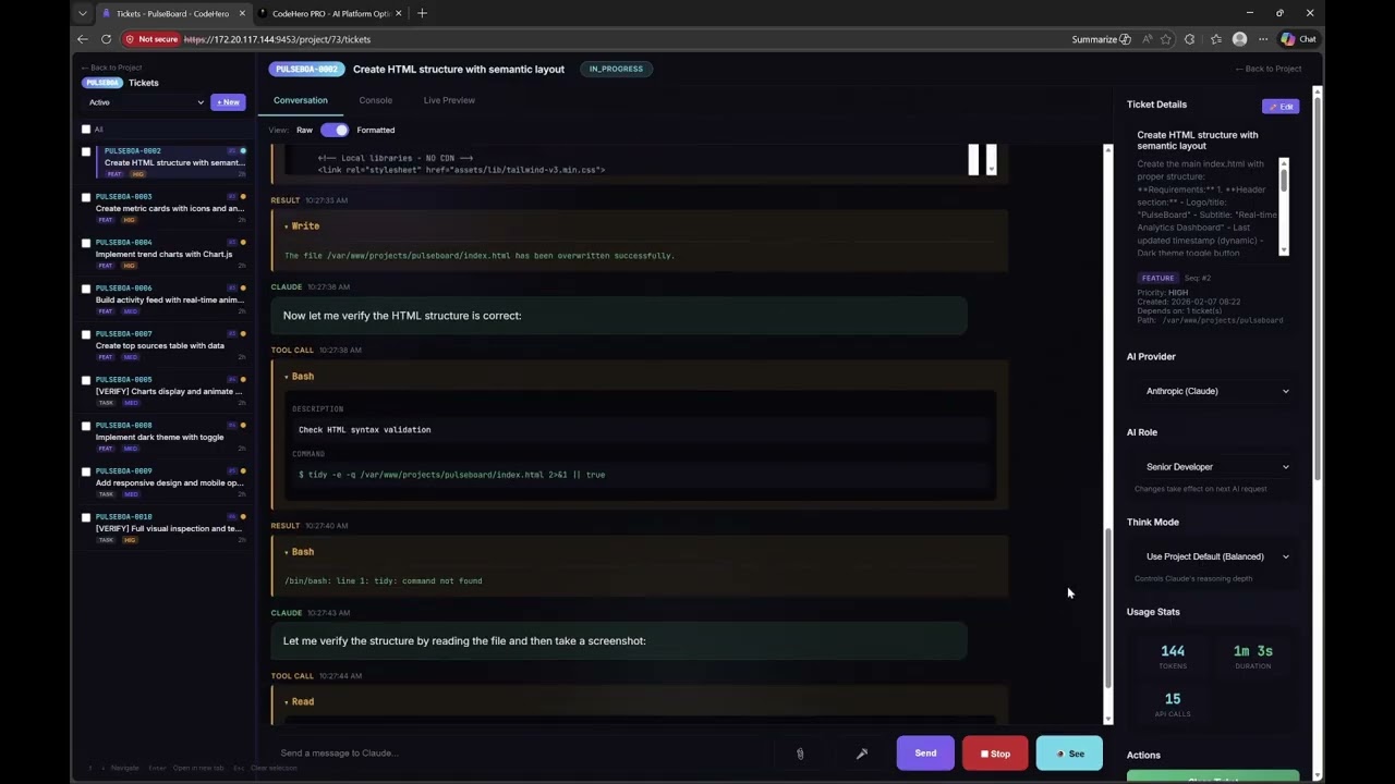 CodeHero PRO demo video